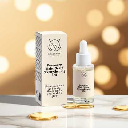 Rosemary Hair & Scalp Strengthening Oil 30ml – Nourish, Strengthen & Revitalize