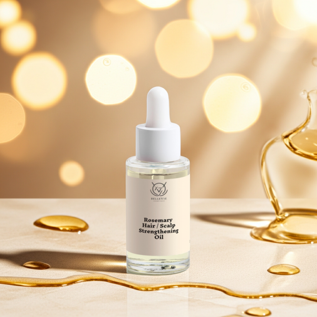 Rosemary Hair & Scalp Strengthening Oil 30ml – Nourish, Strengthen & Revitalize