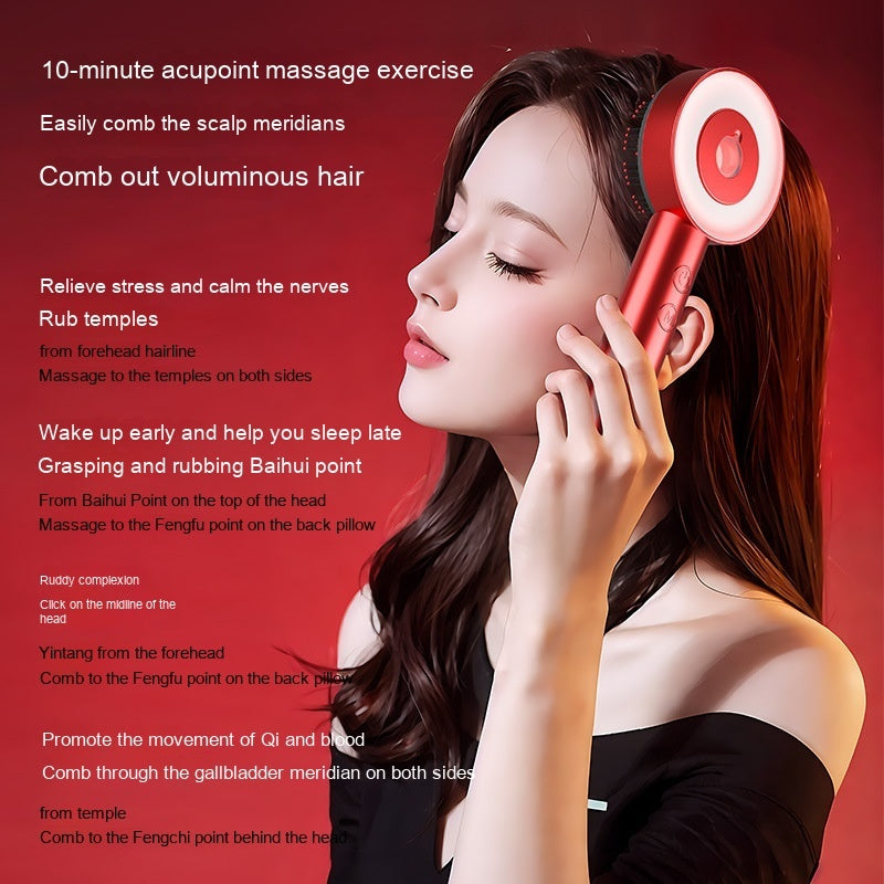 Fluffy Infrared Massager Comb
