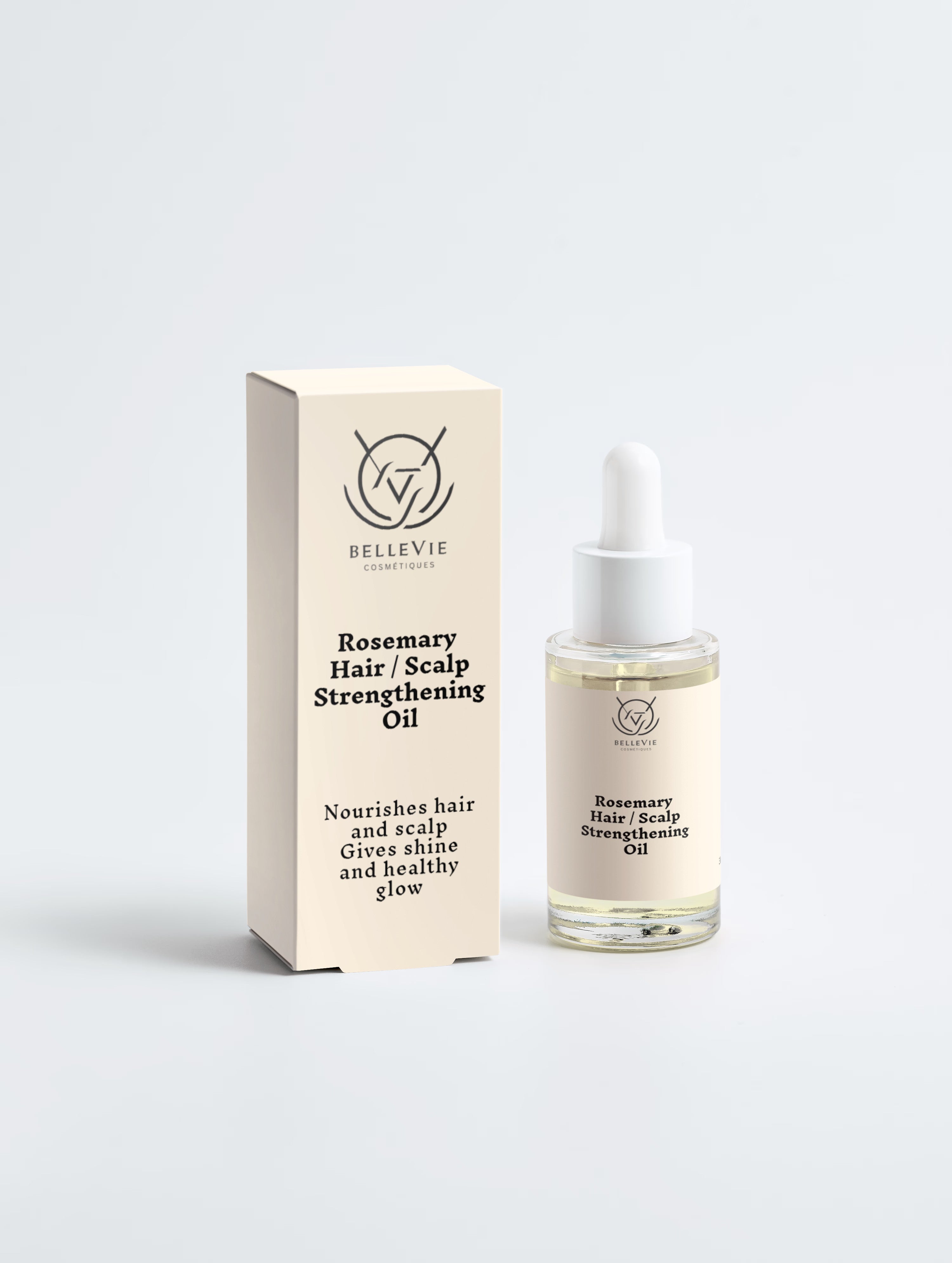 Rosemary Hair & Scalp Strengthening Oil 30ml – Nourish, Strengthen & Revitalize